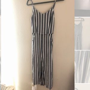 Grey and white S jumpsuit